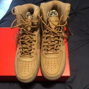 Men’s Wheat Air Force Ones